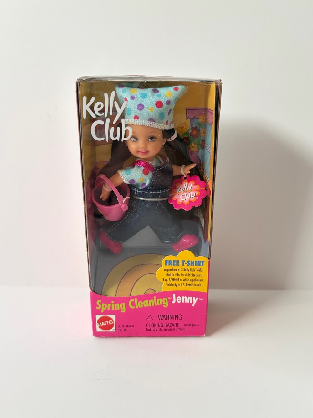 NIB Barbie Kelly Club Spring Cleaning Jenny Doll